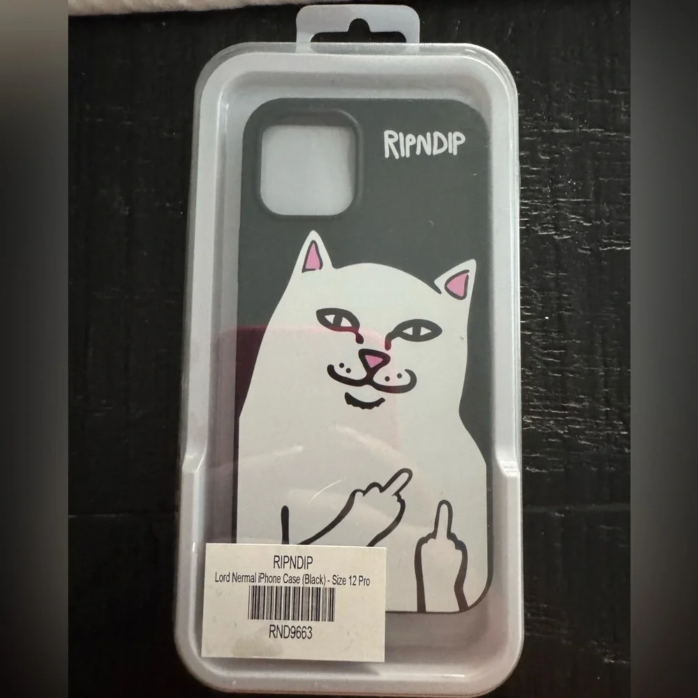 RIPNDIP Black Cat iPhone 12 Pro Case